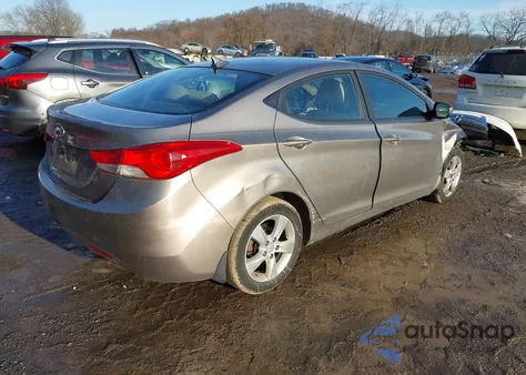 2013 Hyundai Elantra Gls z USA, uszkodzony, nr VIN 5NPDH4AE5DH303652